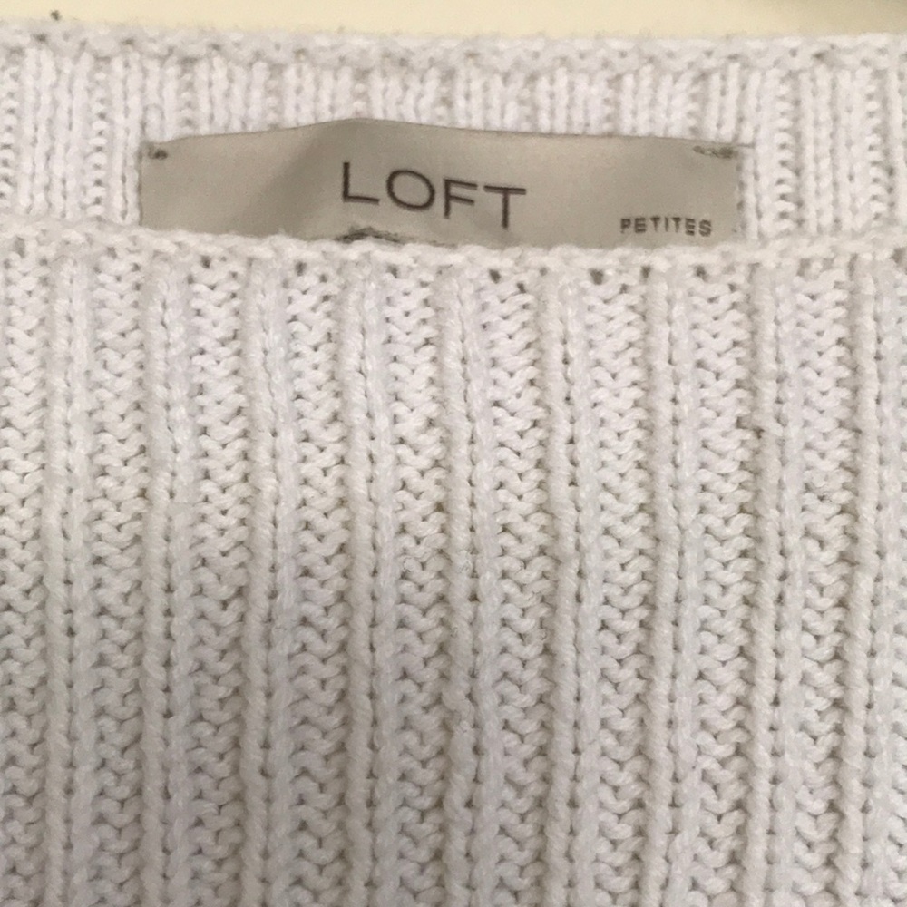 Loft Ribbed Boatneck Sweater - Picture 3 of 4